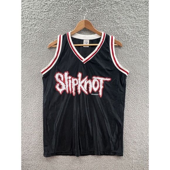 Blue Grape Vintage 1999 Slipknot Black Basketball Jersey Size XL